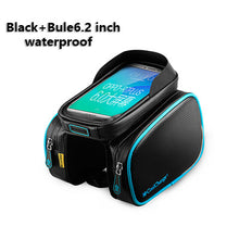 Bicycle Frame Phone Holder With Side Compartments