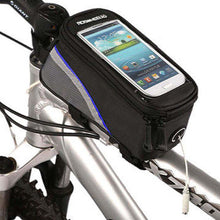 Bicycle Frame Phone Holder With Padded Water Resistant Compartment
