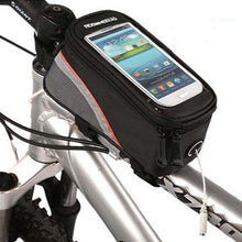 Bicycle Frame Phone Holder With Padded Water Resistant Compartment