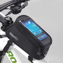 Bicycle Frame Phone Holder With Padded Water Resistant Compartment