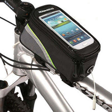 Bicycle Frame Phone Holder With Padded Water Resistant Compartment